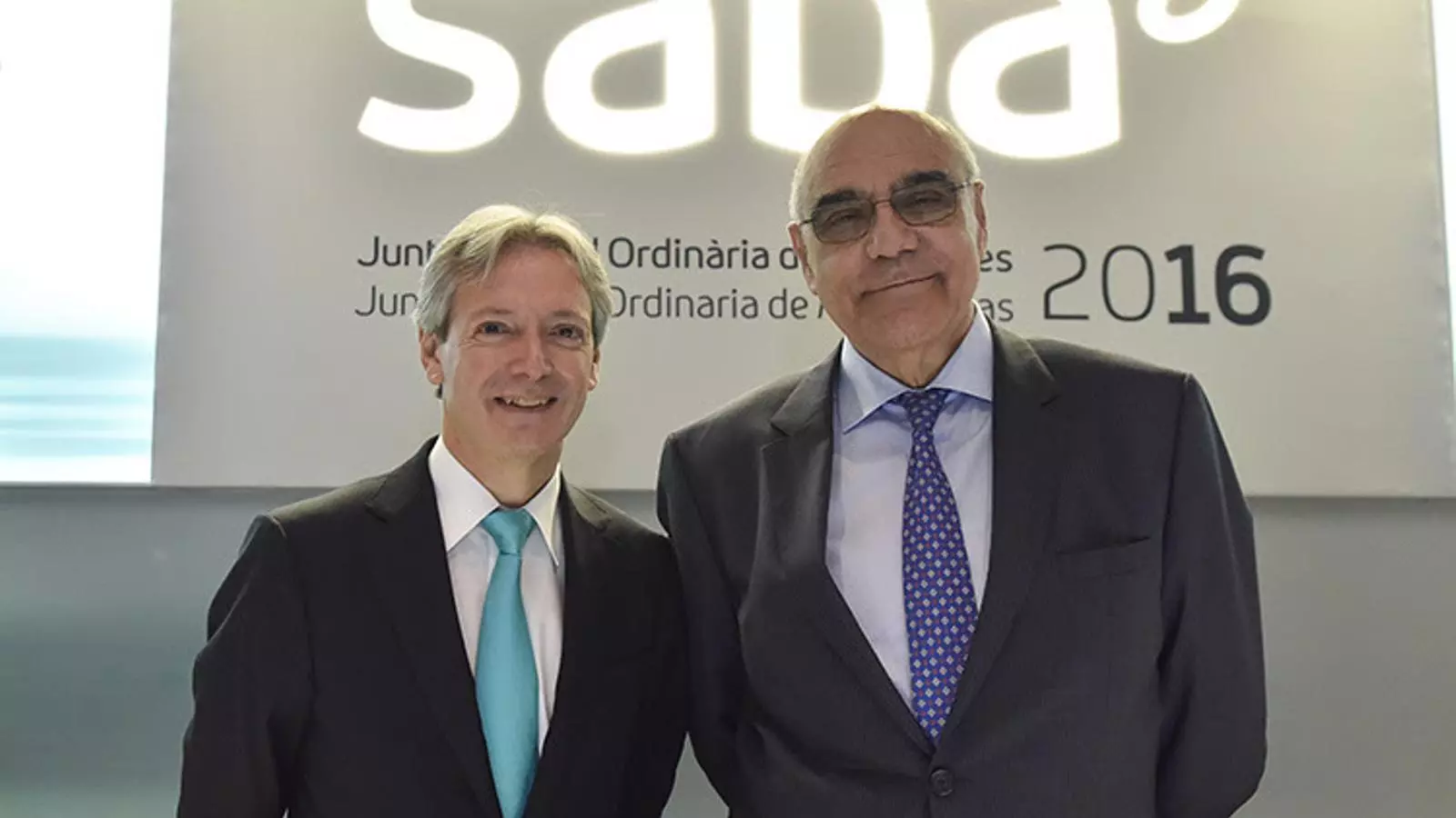 El conseller delegat, Josep Martínez Vila, i els president, Salvador Alemany.