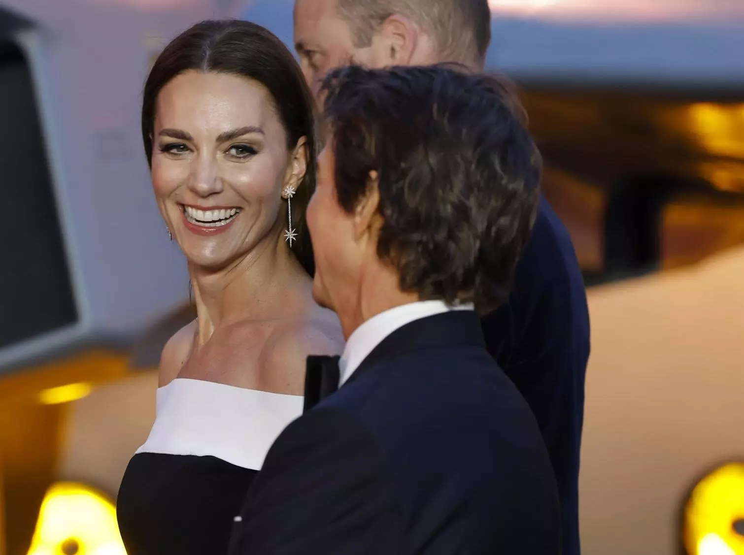 Kate Middleton amb Tom Cruise i el príncep Guillem a l'estrena de 'Top Gun: Maverick' a Londres