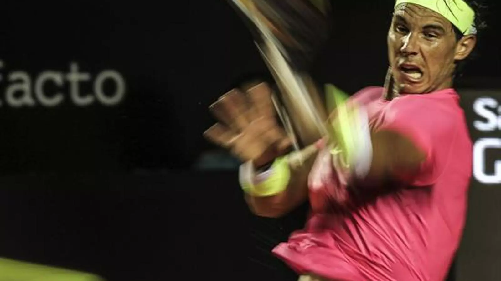 Nadal, en acció a Rio de Janeiro