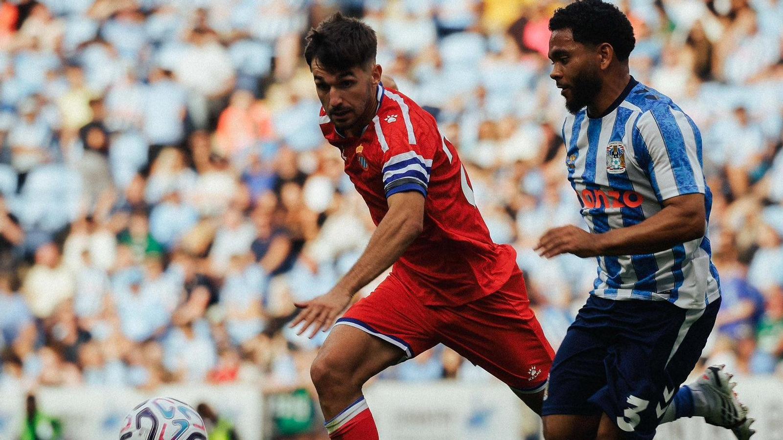 Image of the match between Coventry and Espanyol