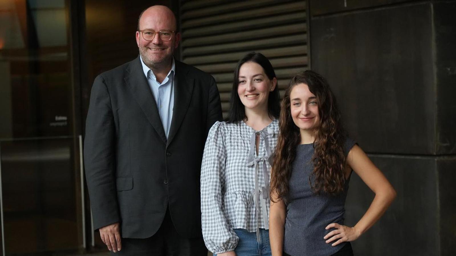 Víctor Medem, Elionor Martínez and Noemí Fúnez at L'Auditori.