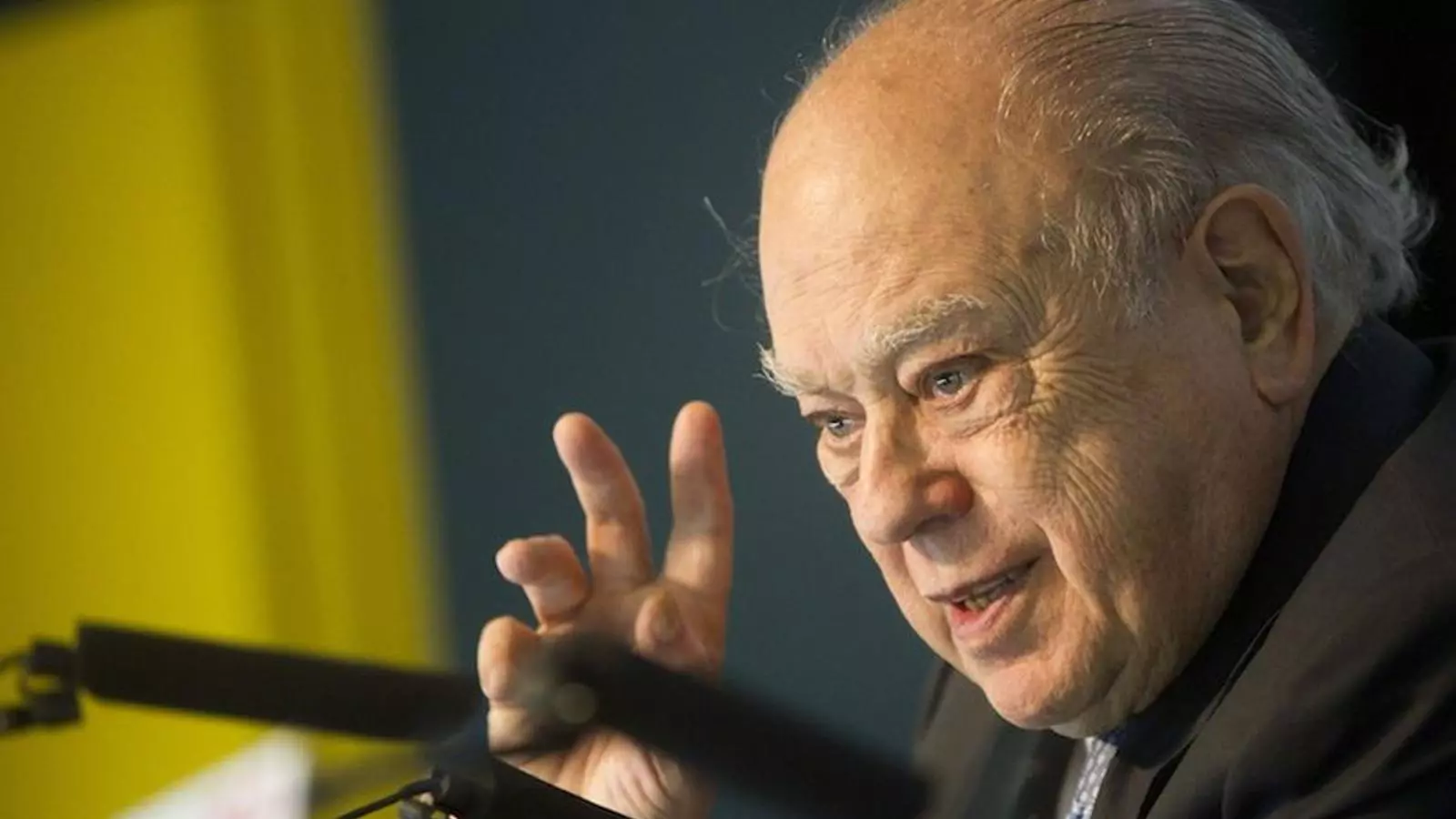 Jordi Pujol, durant una conferència a la UPF / Jordi Pizarro