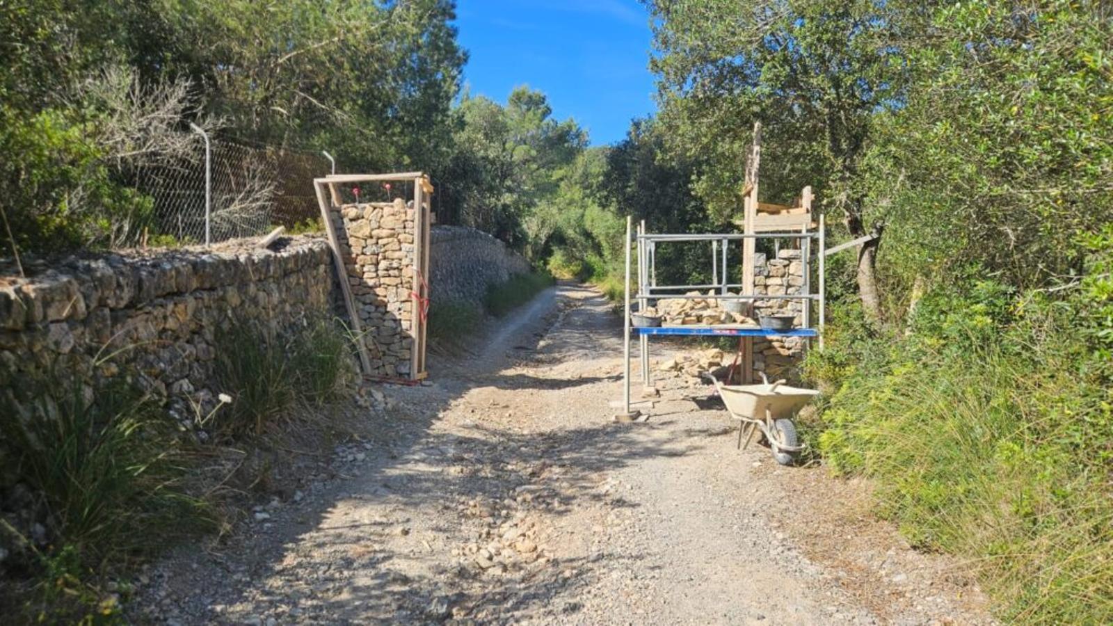 Obres privades al camí de Sa Roca