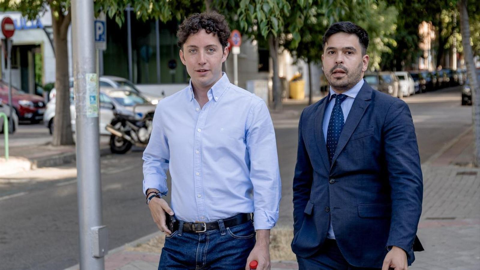 El pequeño Nicolás llegando a los juzgados en mayo de 2024