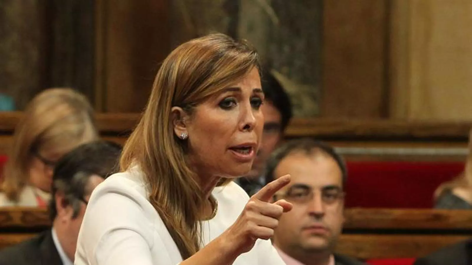 Alicia Sánchez-Camacho aquest dimecres 08/05/2013 al Parlament / EFE