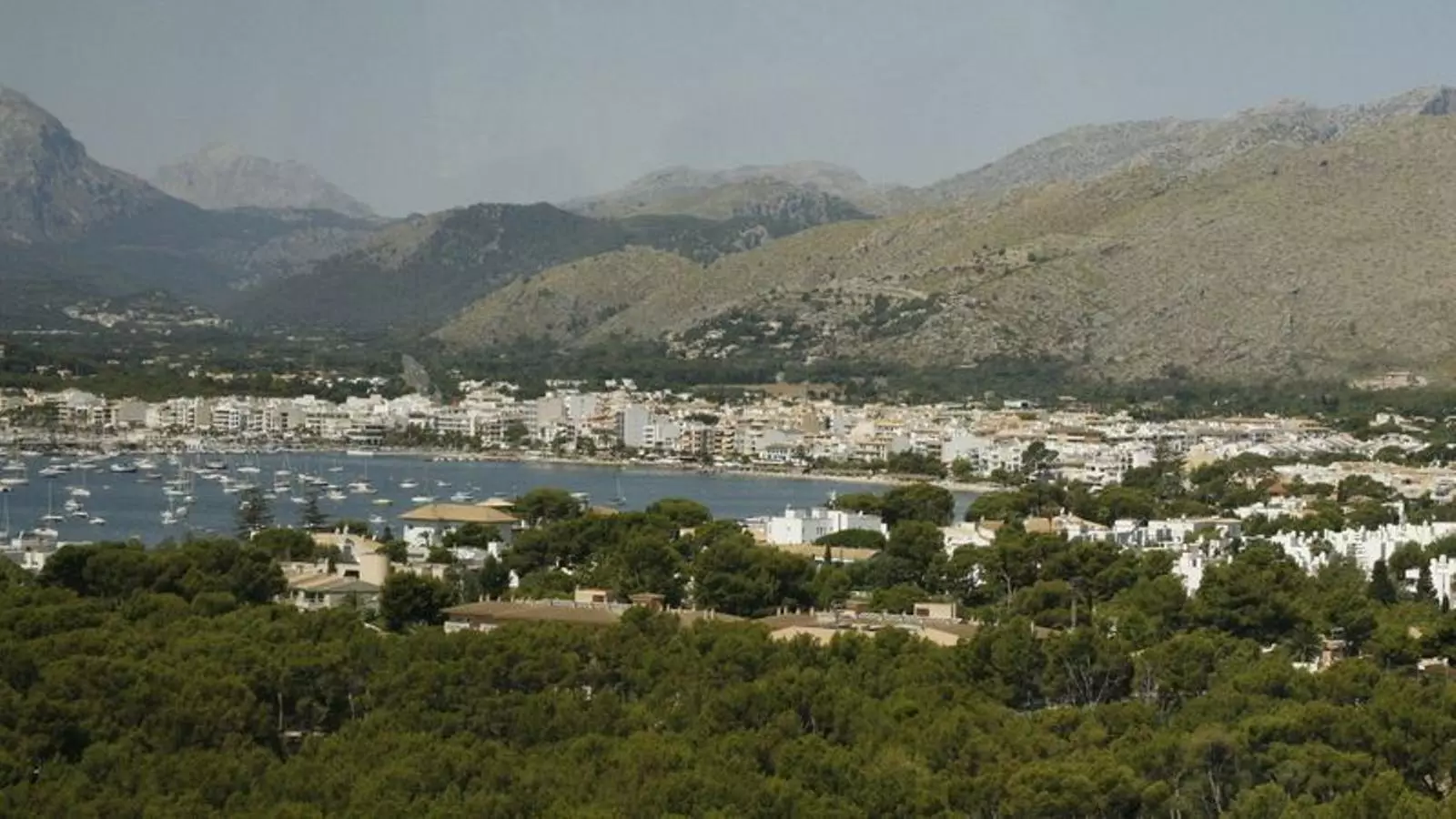 Vista general de la badia de Pollença.