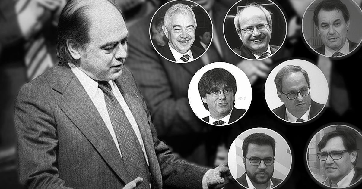Jordi Pujol i els 7 presidents que sumen 23 anys a Palau