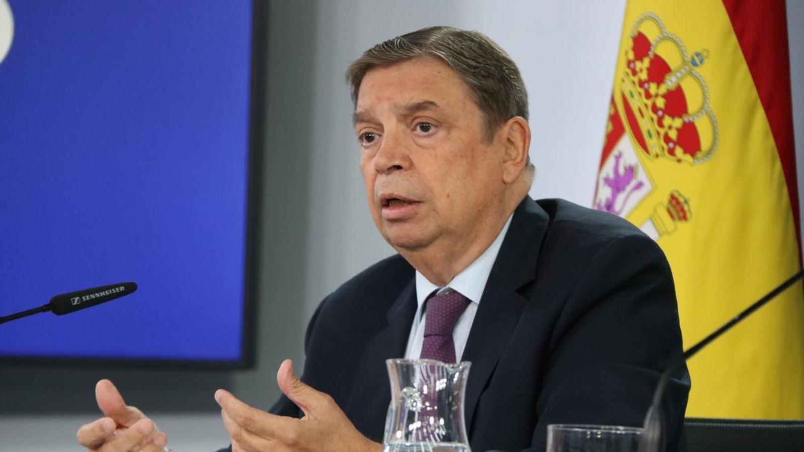 Luis Planas, ministro de Agricultura, este martes.