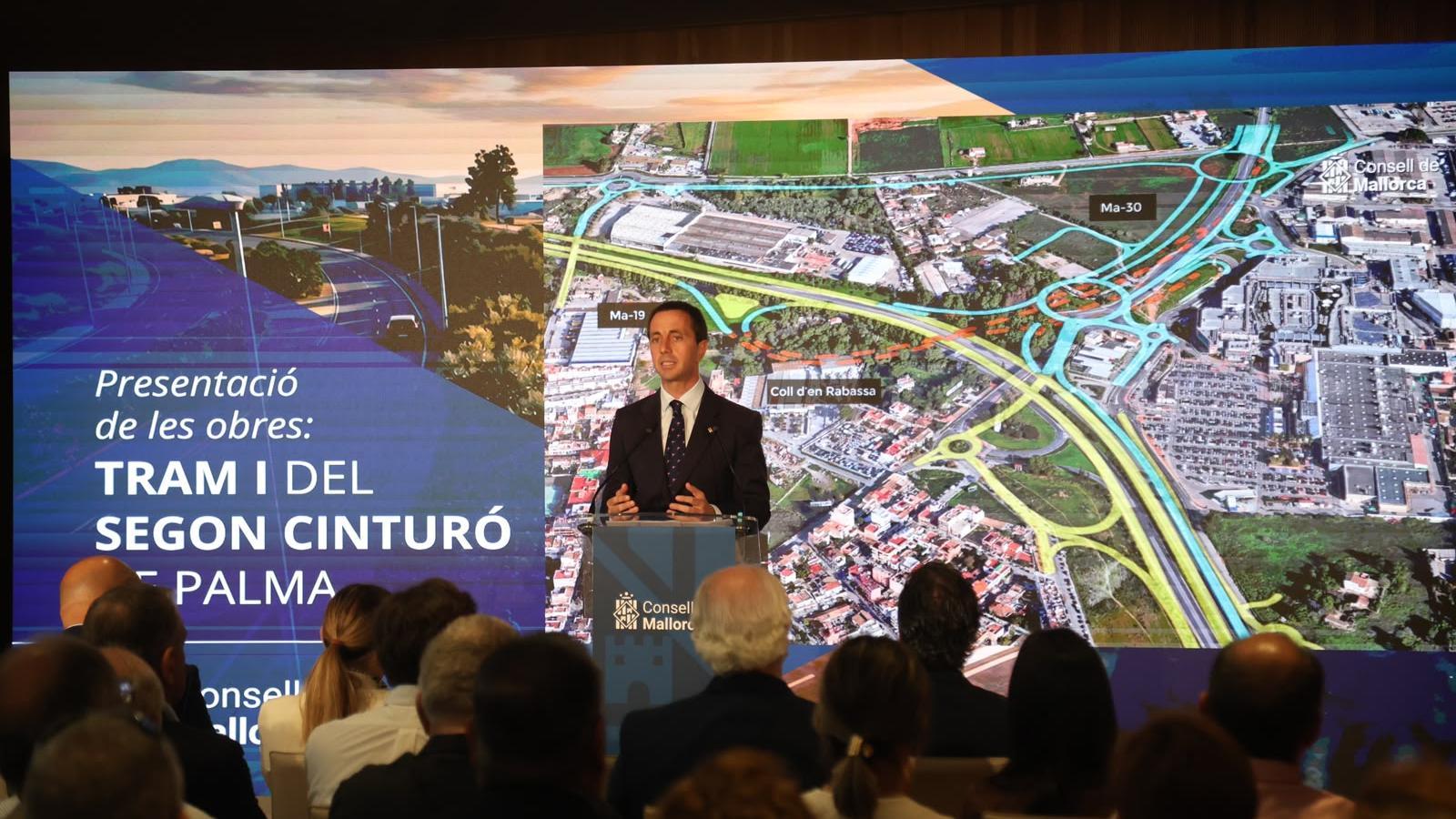 Llorenç Galmés hat das Projekt des zweiten Autobahnrings von Palma vorgestellt.