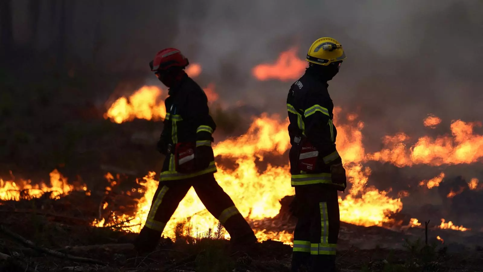 L'incendi forestal a la regió de la Gironda, a França, que amenaça Bordeus.