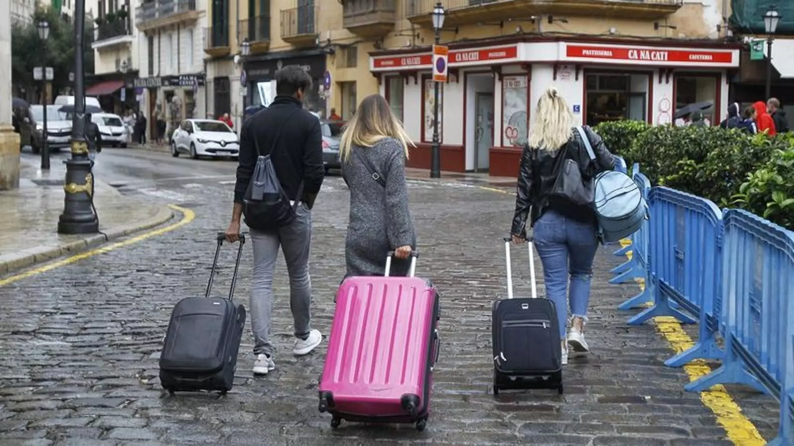 Turistes al centre de Palma.