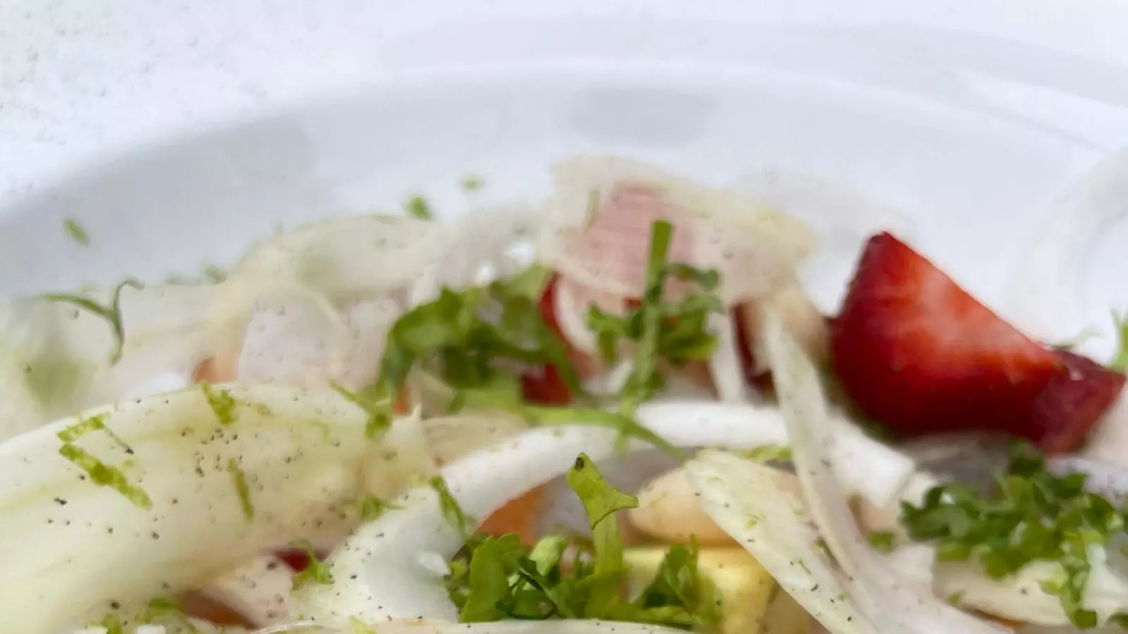 Empedrat a l'estil ceviche