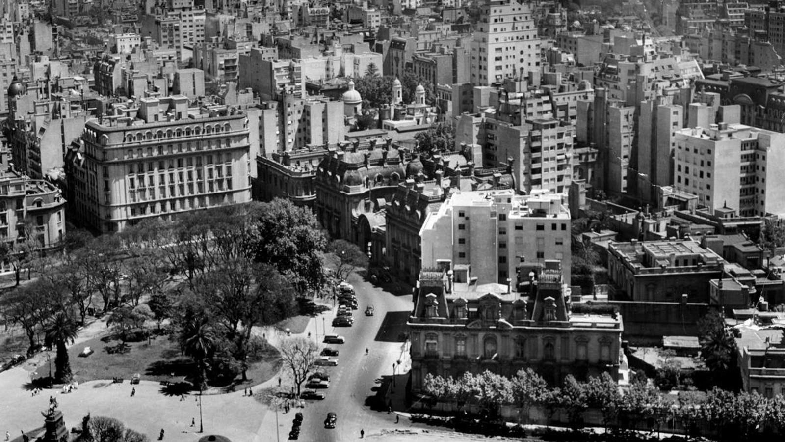 La ciudad de Buenos Aires el año 1950. Argentina