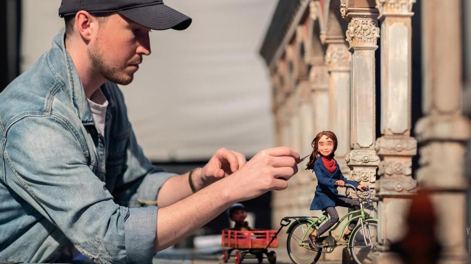 Shooting of the stop motion film 'Wildwood' at the Laika studios in Portland.