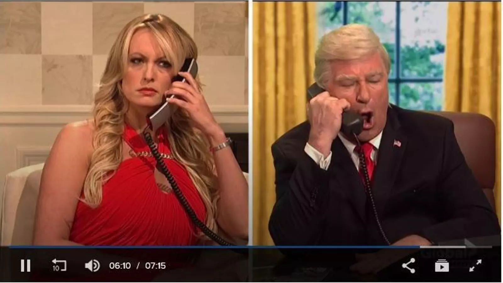 L'actriu porno Stormy Daniels apareix al programa d'humor Saturday Night Live