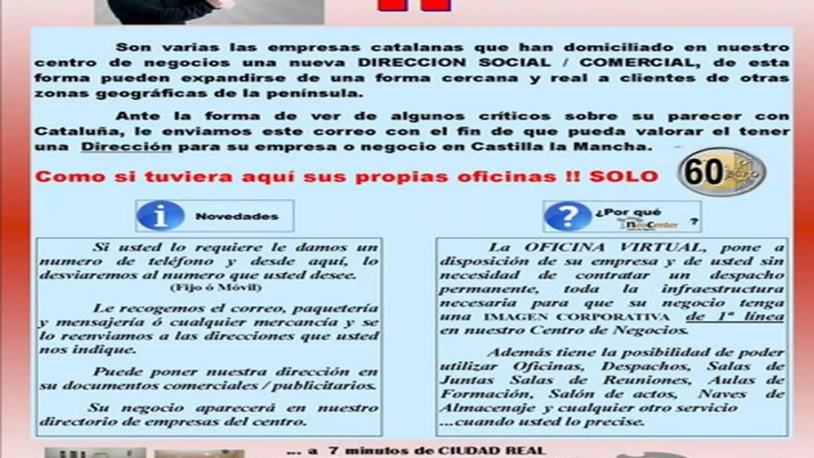 La publicitat de NeoCenter