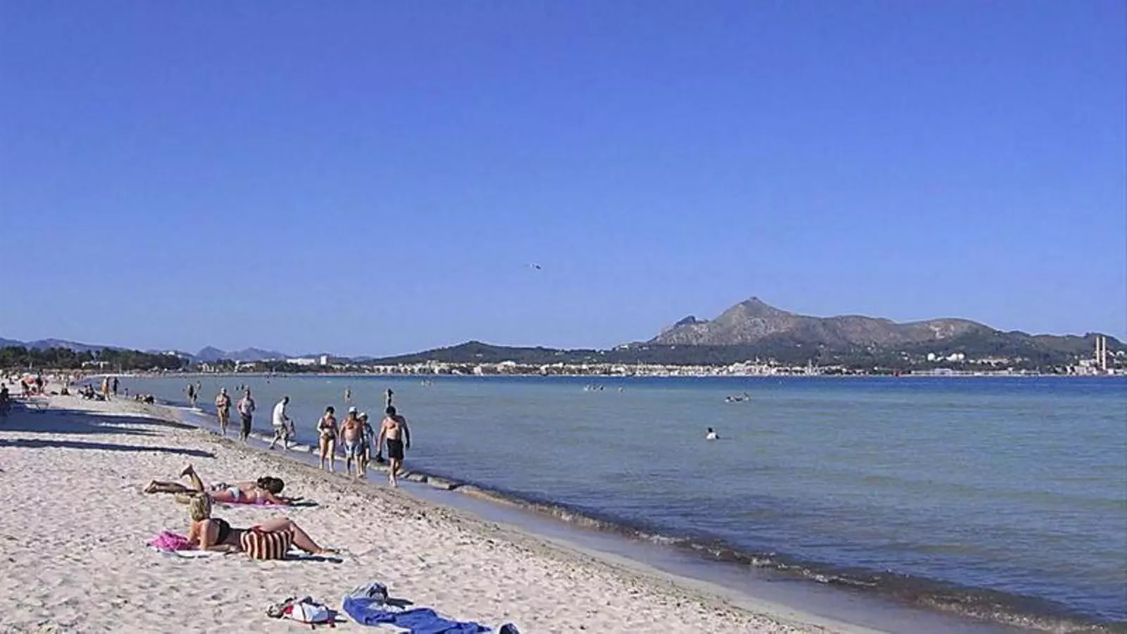 Una platja d'Alcúdia.