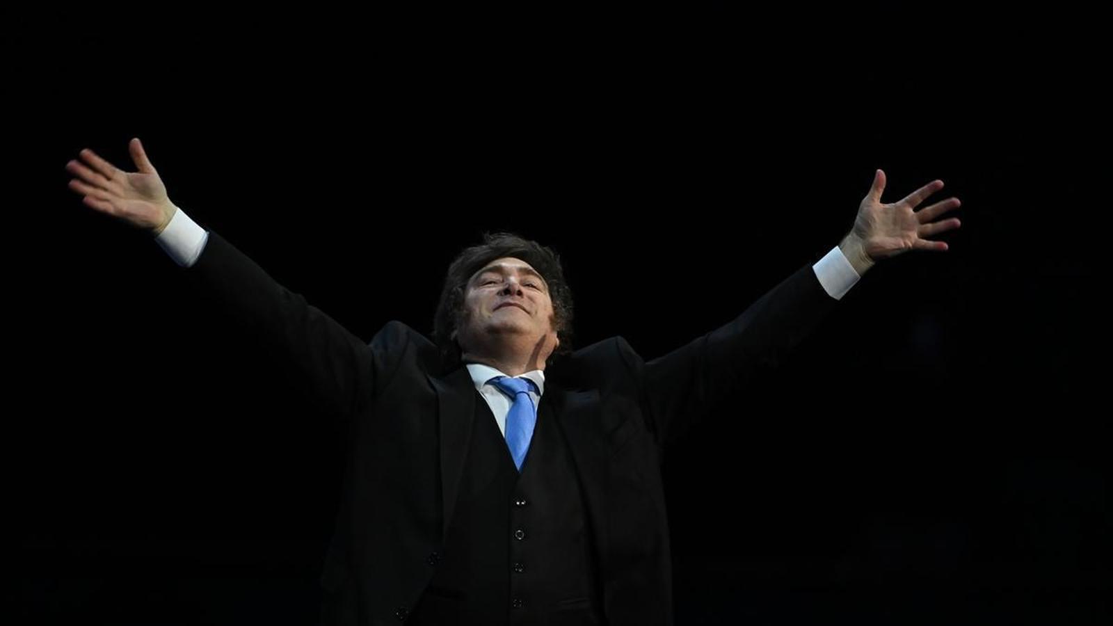 Argentine President Javier Milei, at an event in Madrid on March 14.