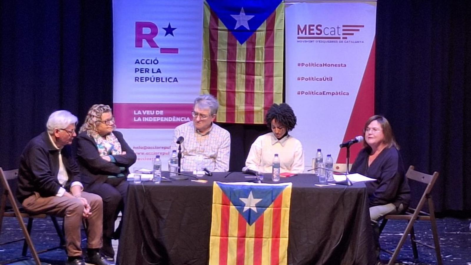 Imagen de la presentación de MEScat-Independentistas de Izquierdas