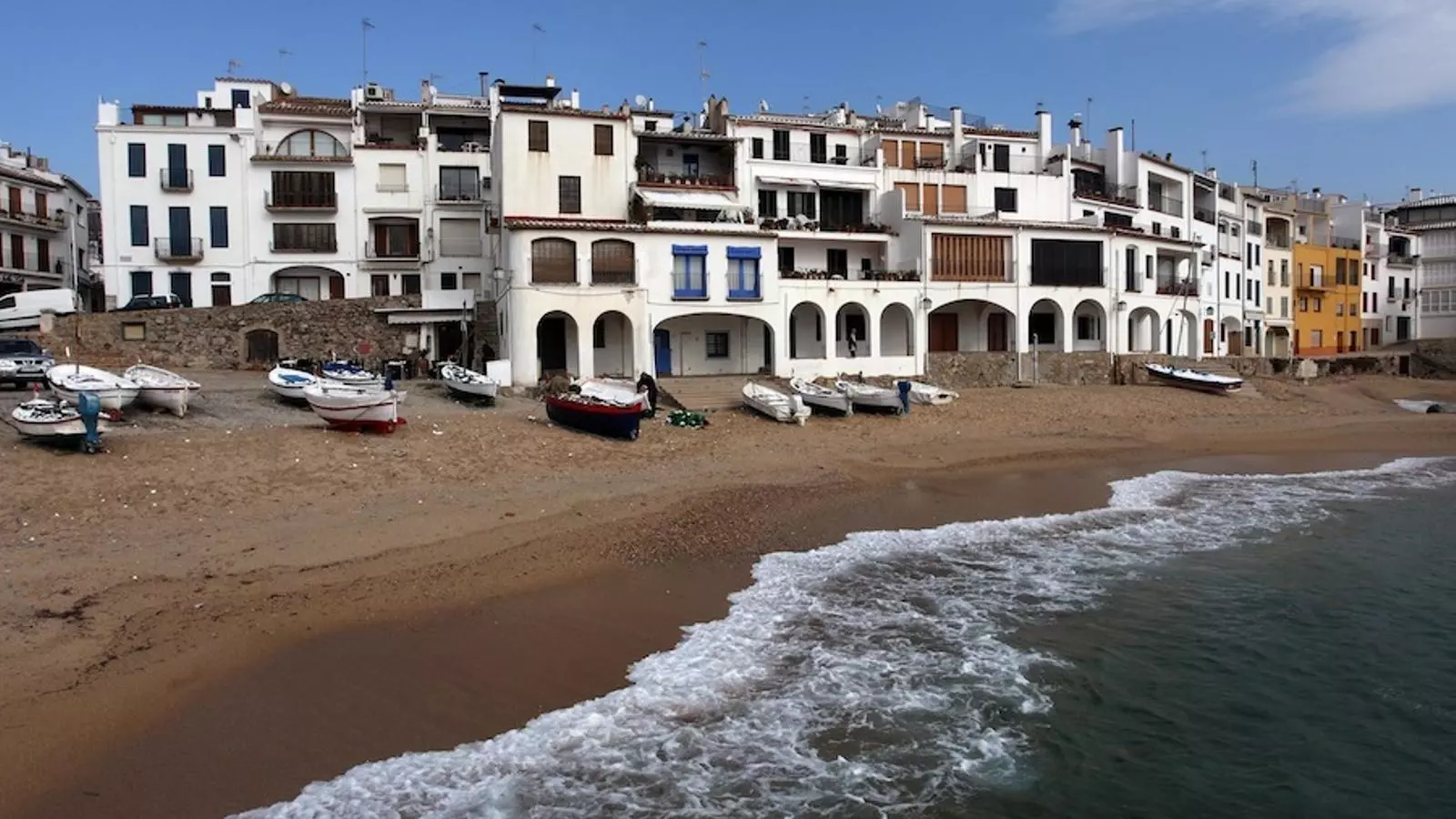 La platja de Calella de Palafrugell