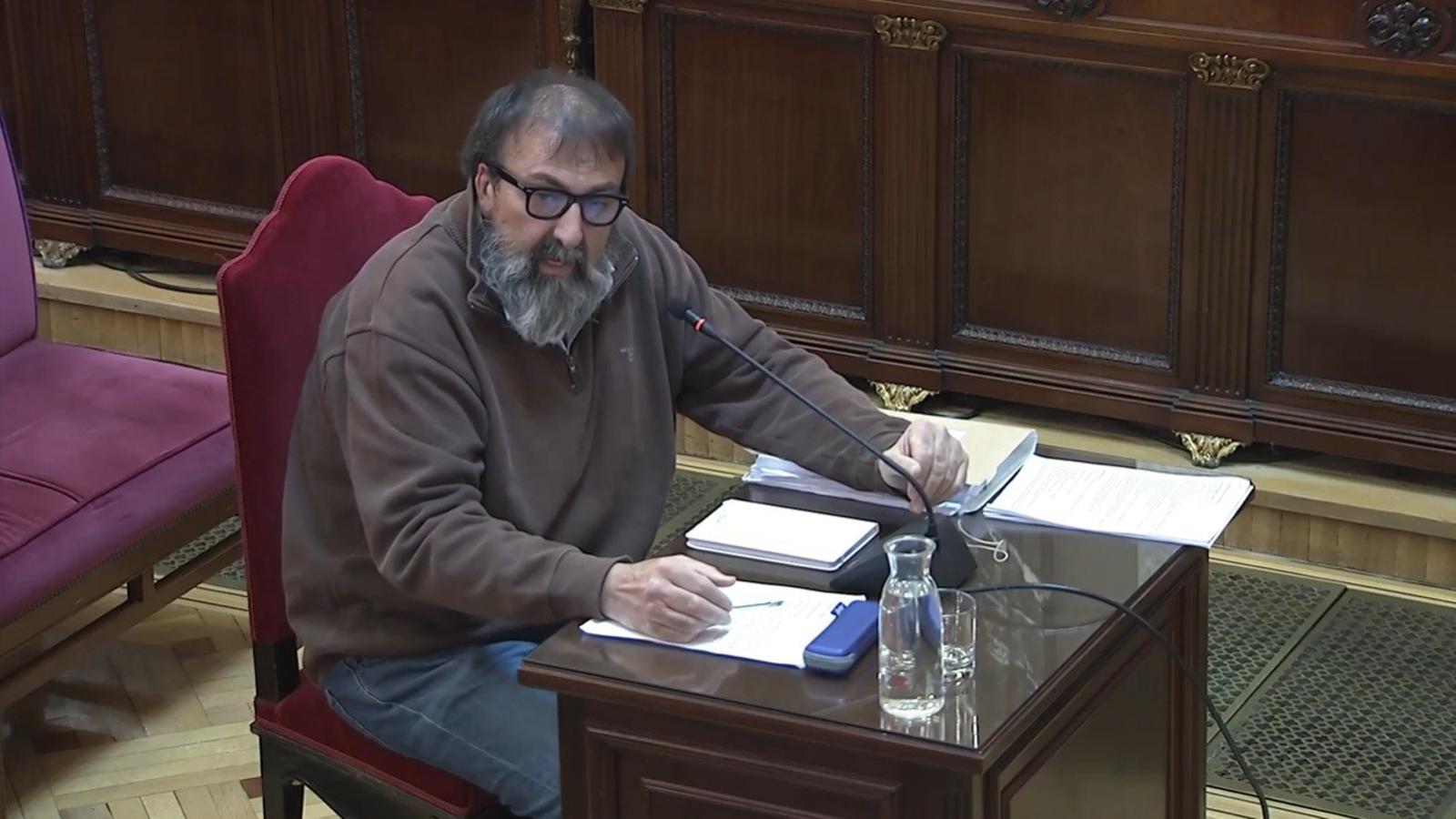 L'exassessor ministerial Koldo García durant la seva declaració com acusat en el judici de les màscares en el Tribunal Suprem