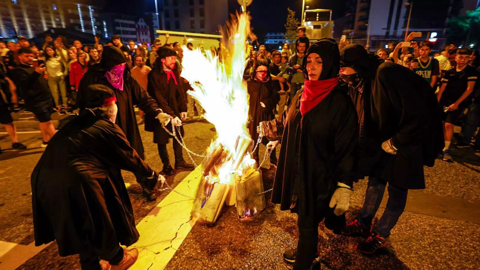 La revetlla de Sant Joan a Escaldes-Engordany.