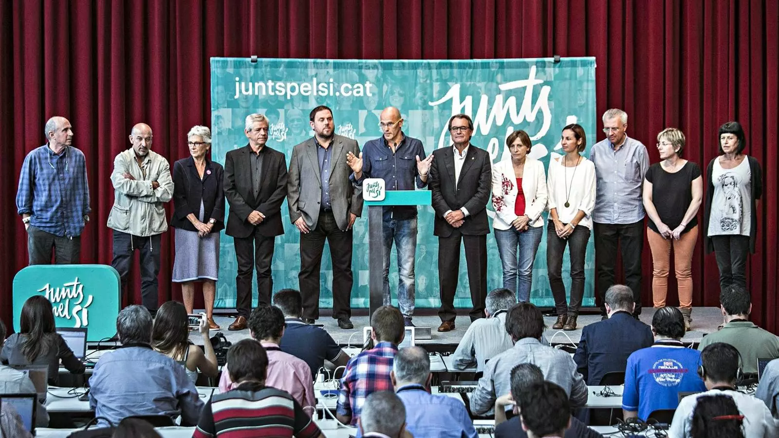 Junts pel Sí tanca files contra el veto de la CUP a Mas