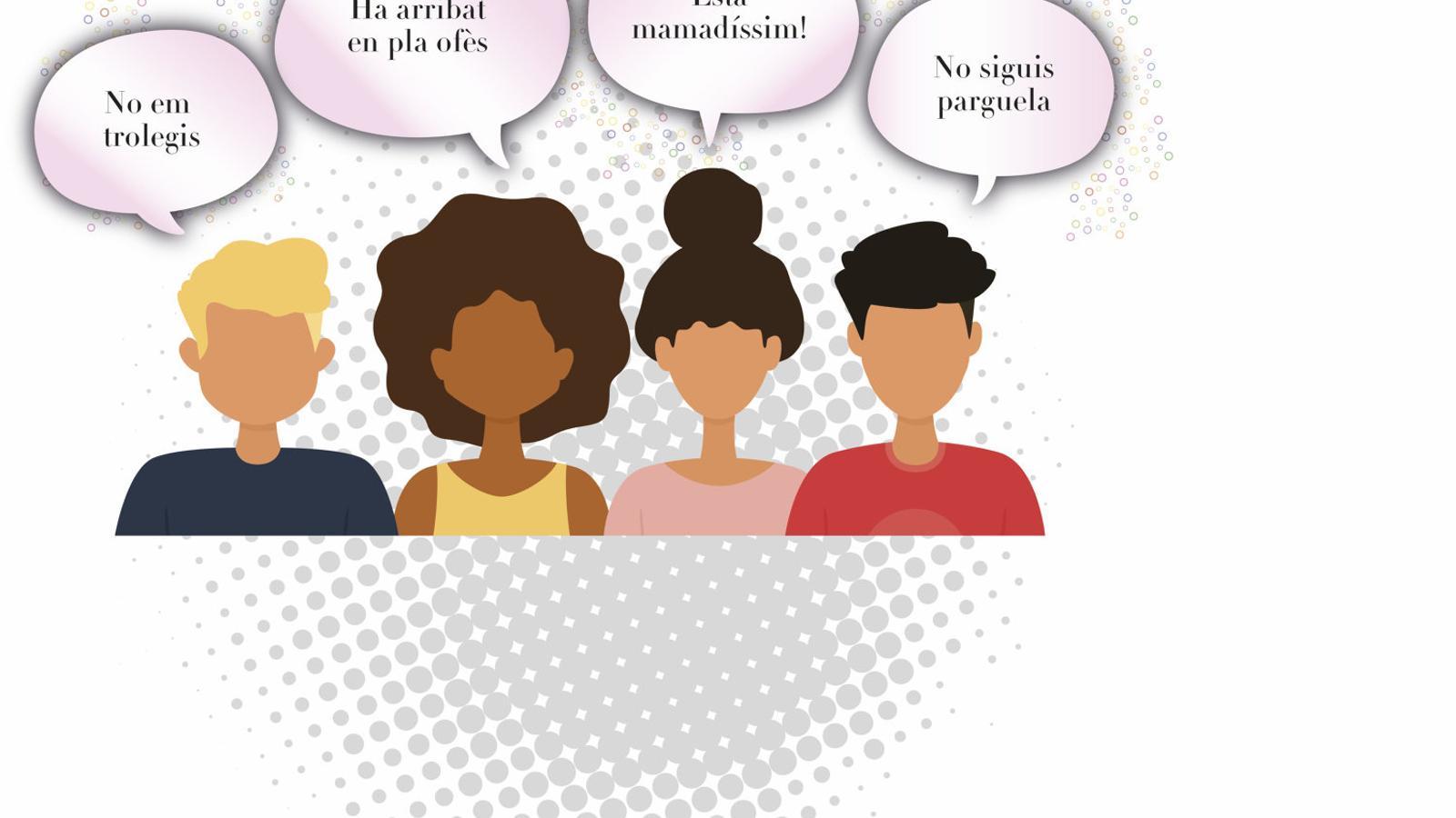 Com desxifrar  el llenguatge dels adolescents  Diferents contextos, diferents registres  Pares i mares,  no patiu!