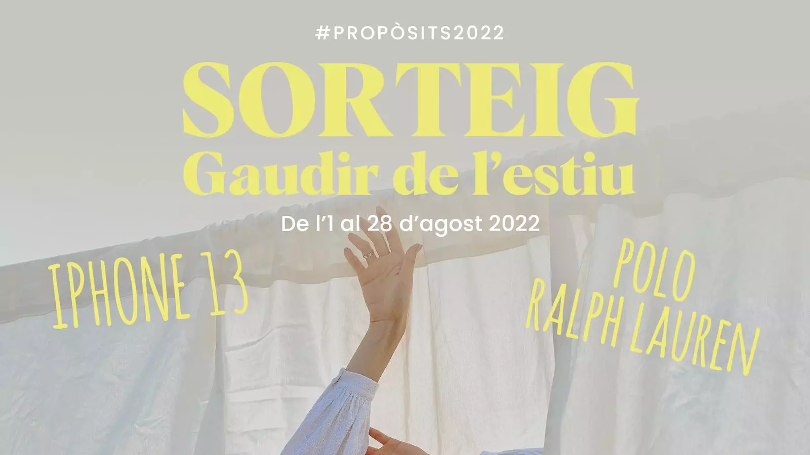 Imatge del sorteig Gaudir de l'estiu