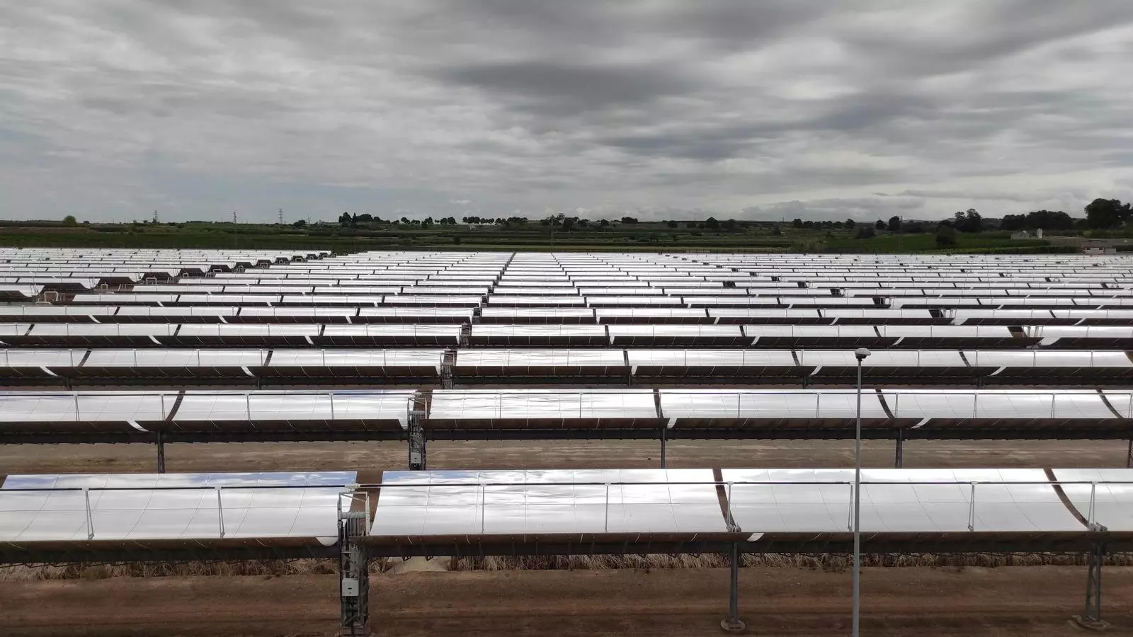 La planta termosolar de les Borges Blanques que el fons Q-Energy ha comprat al Banc Sabadell i a Comsa