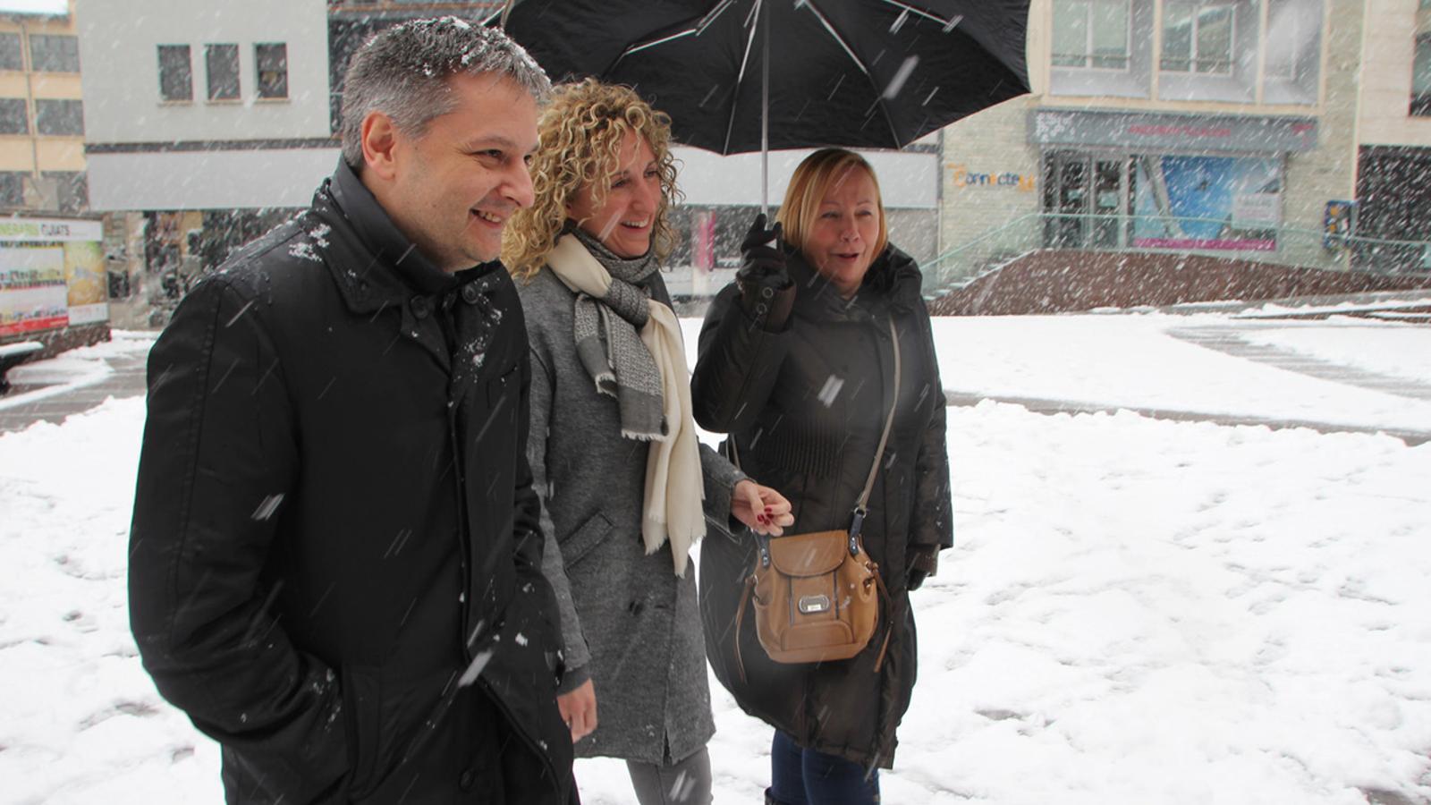 Els candidats de DA a Sant Julià./ G.LL.T.