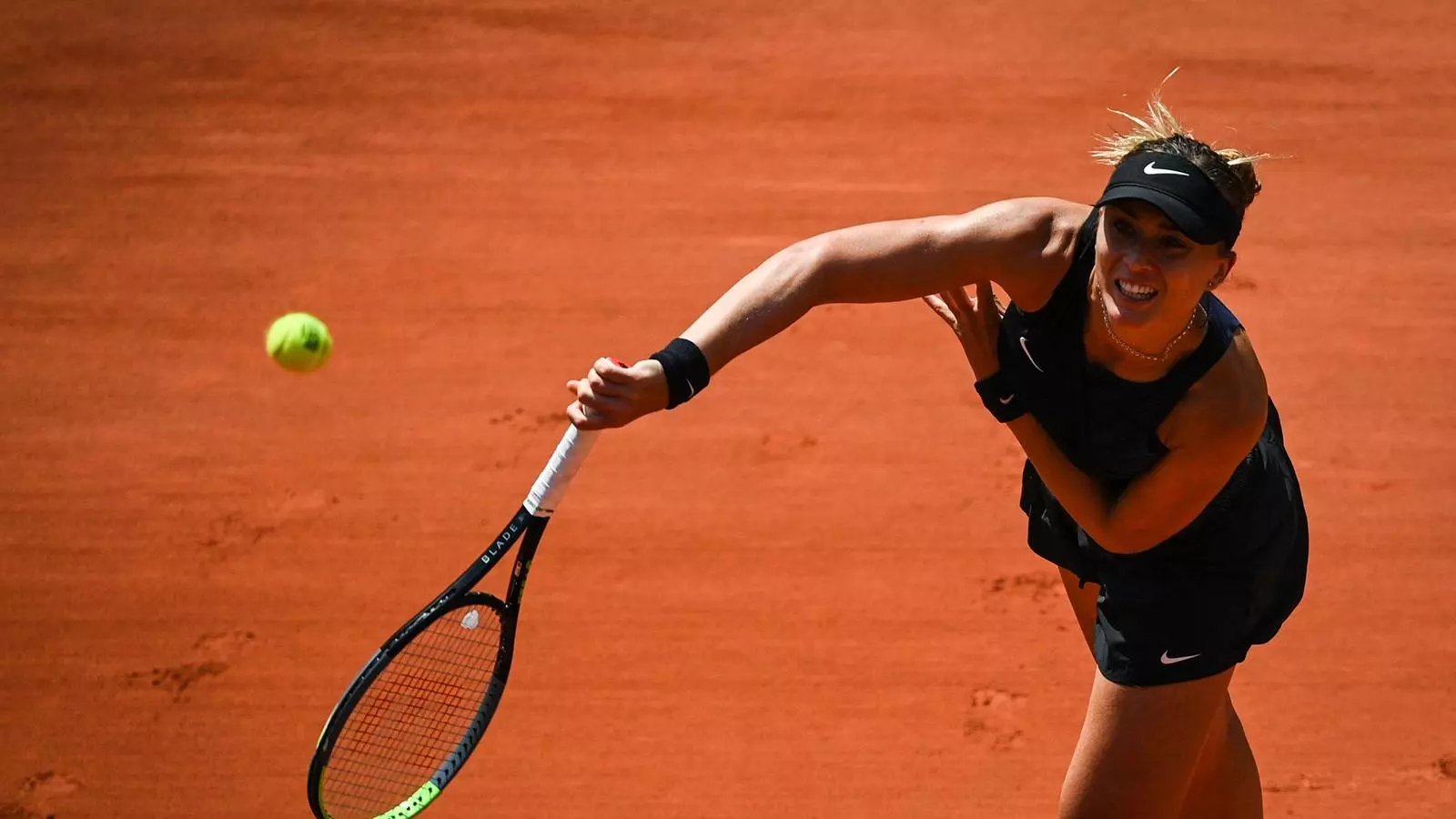 Paula Badosa, al partit contra Zidansek.