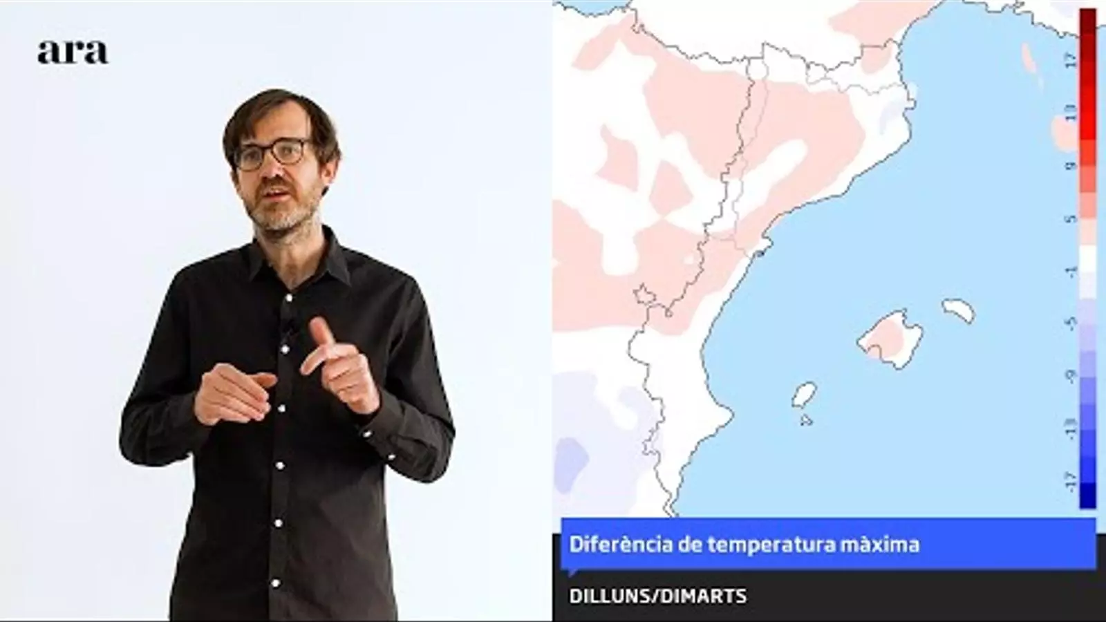 La méteo: migdies més agradables i incertesa a llarg termini