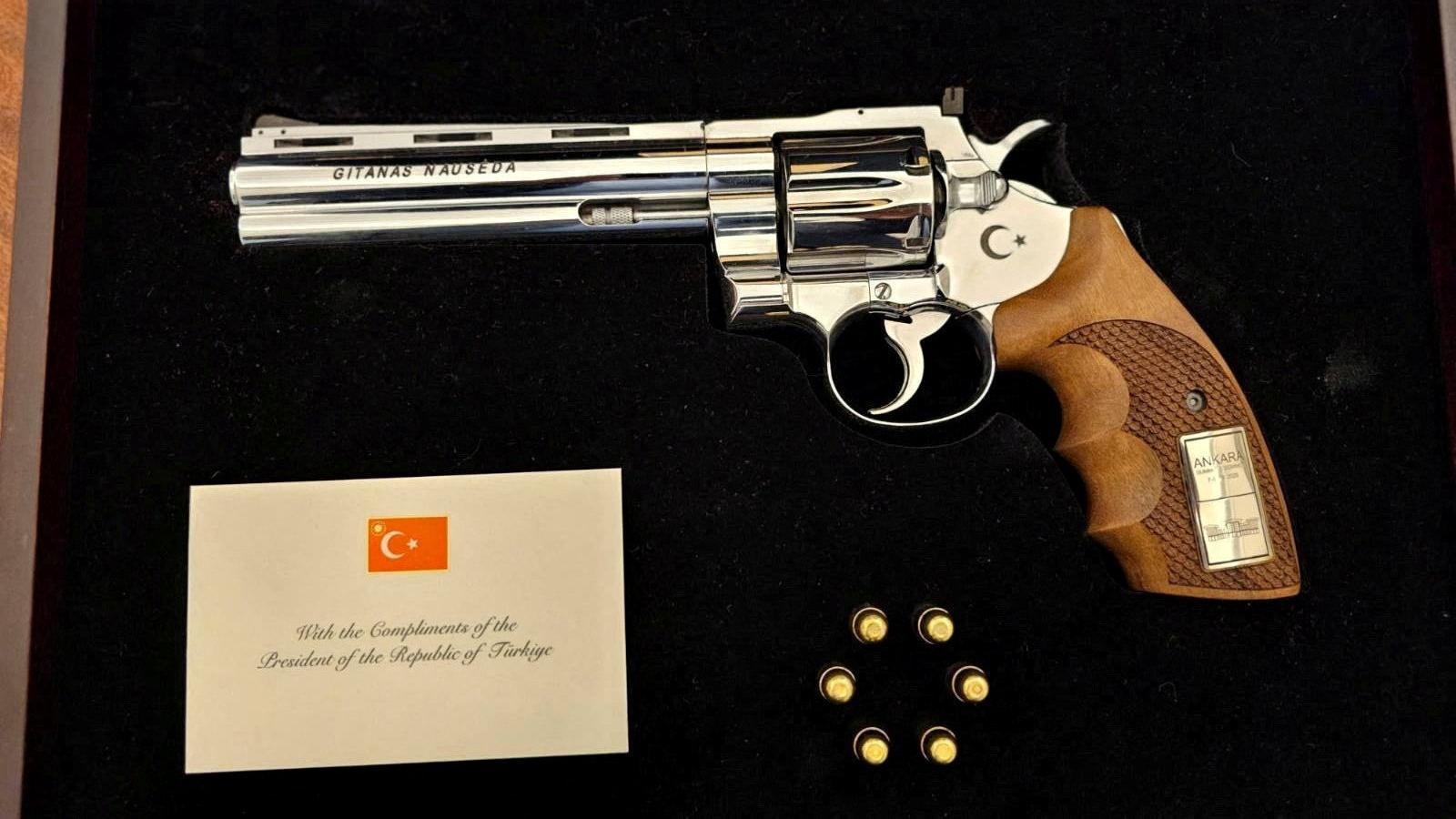 Erdogan's gift gun.
