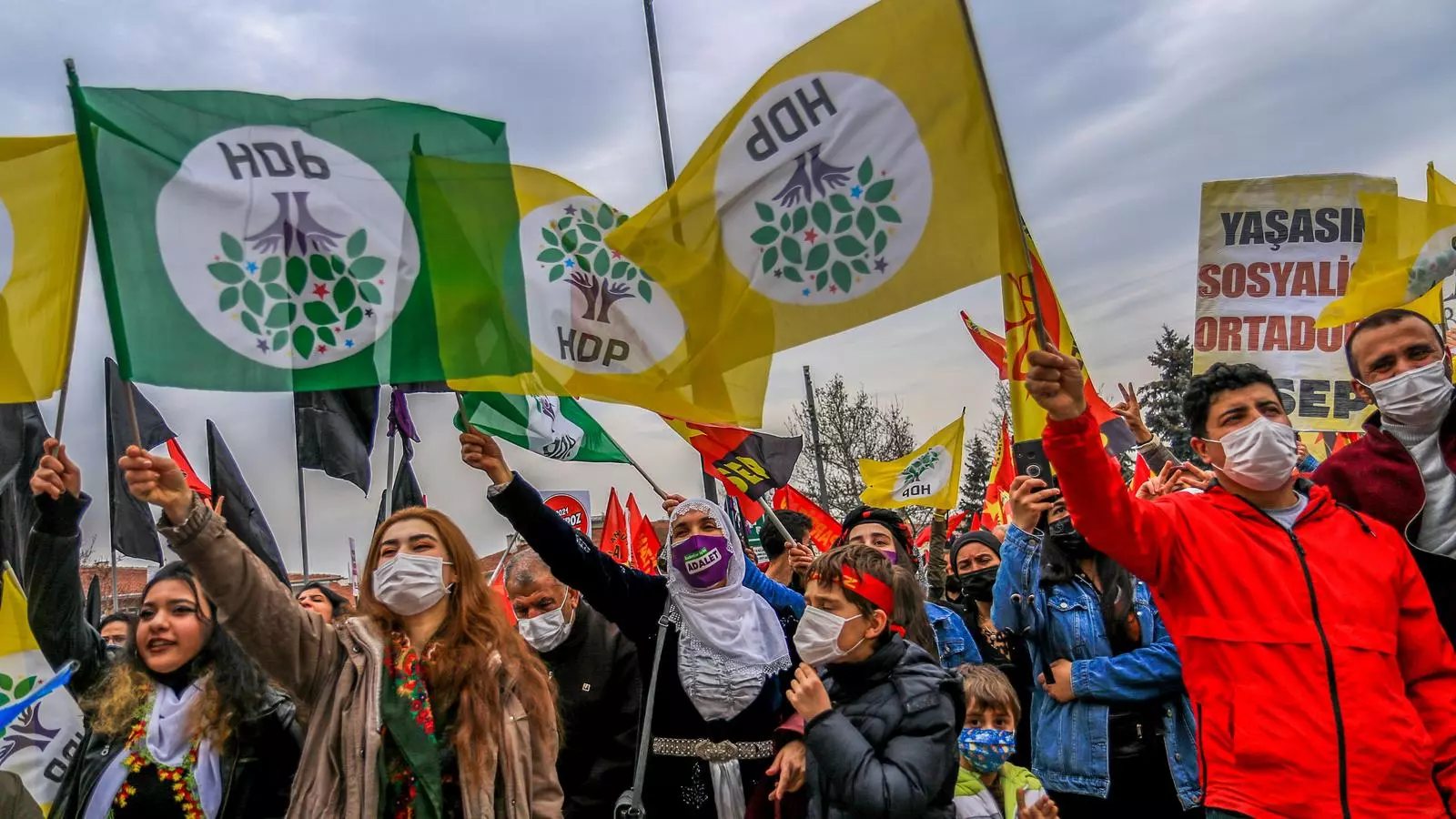 Seguidors de l'HDP en un acte a Ankara el mes passat