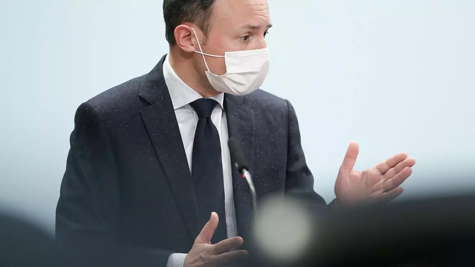 El cap de Govern, Xavier Espot, en una roda de premsa.
