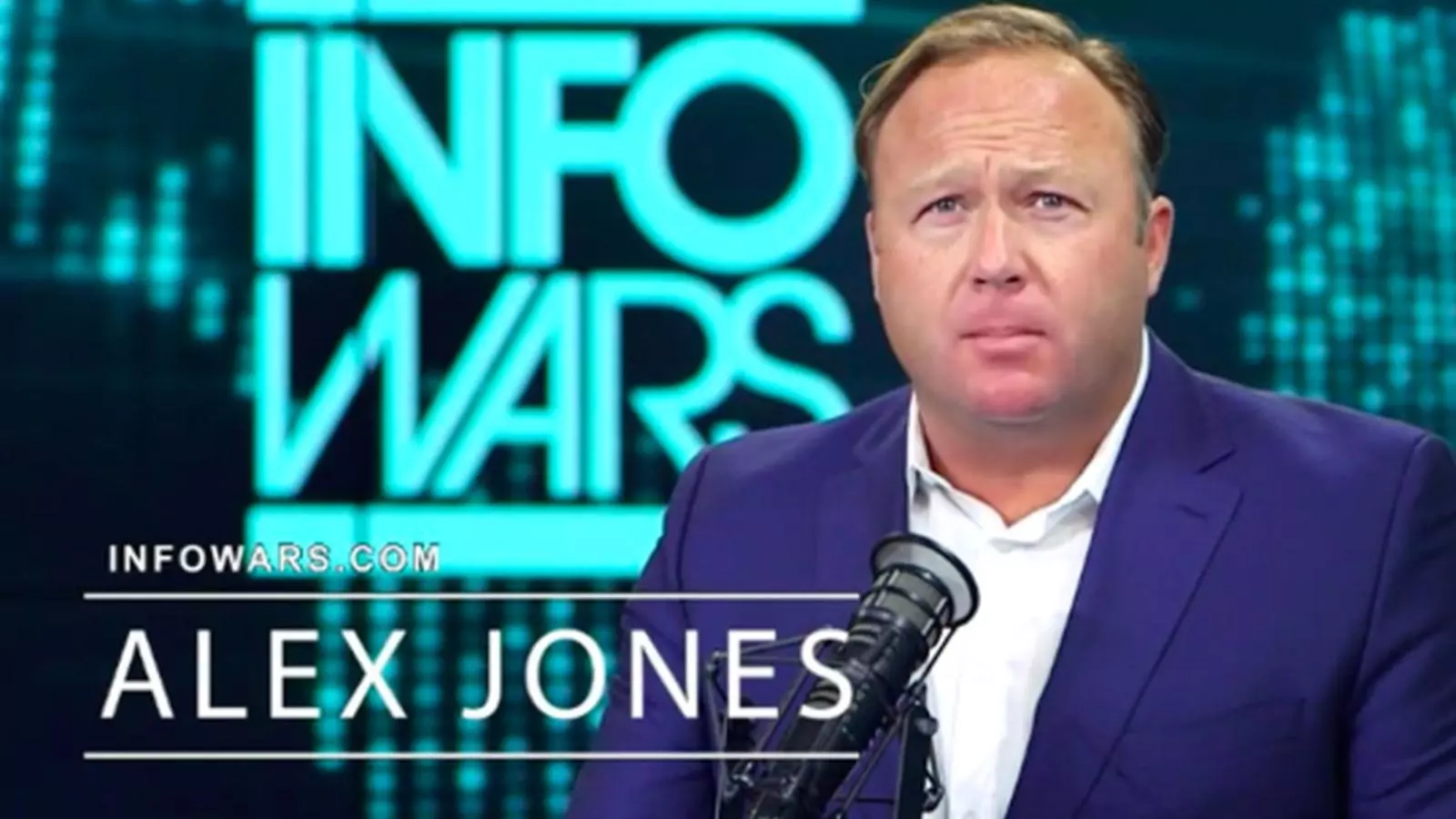 Alex Jones al seu programa, 'Infowars'