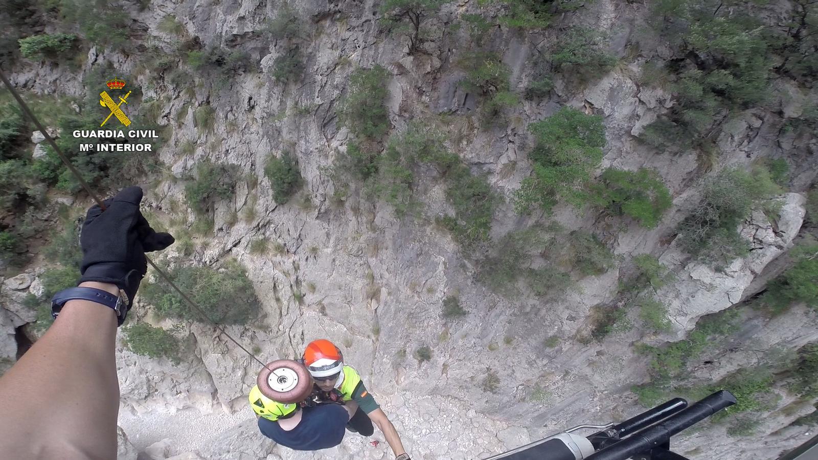 Imatge d'un dels rescats al Torrent de Pareis