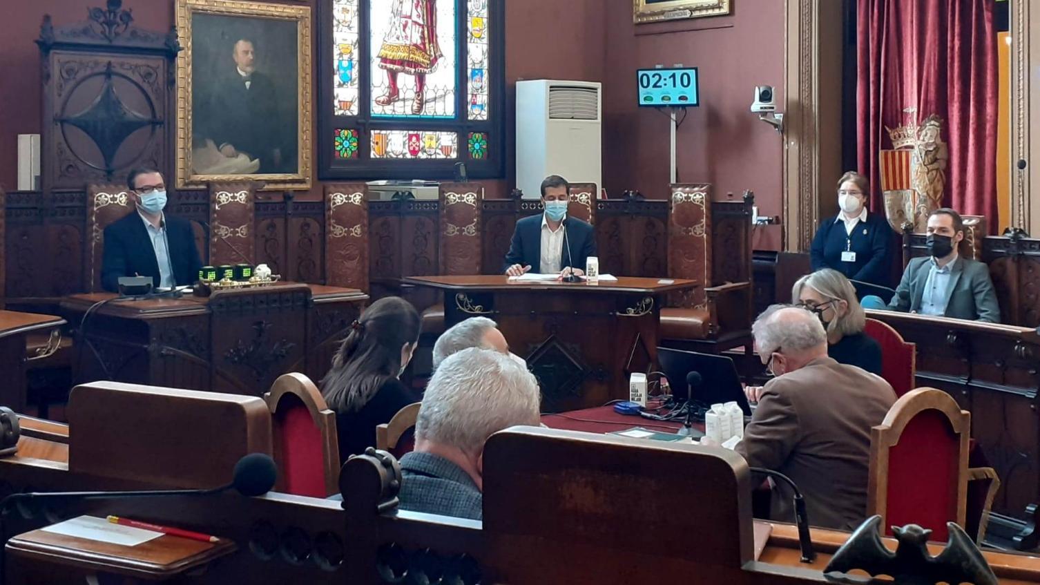 El ple de l'Ajuntament de Palma.