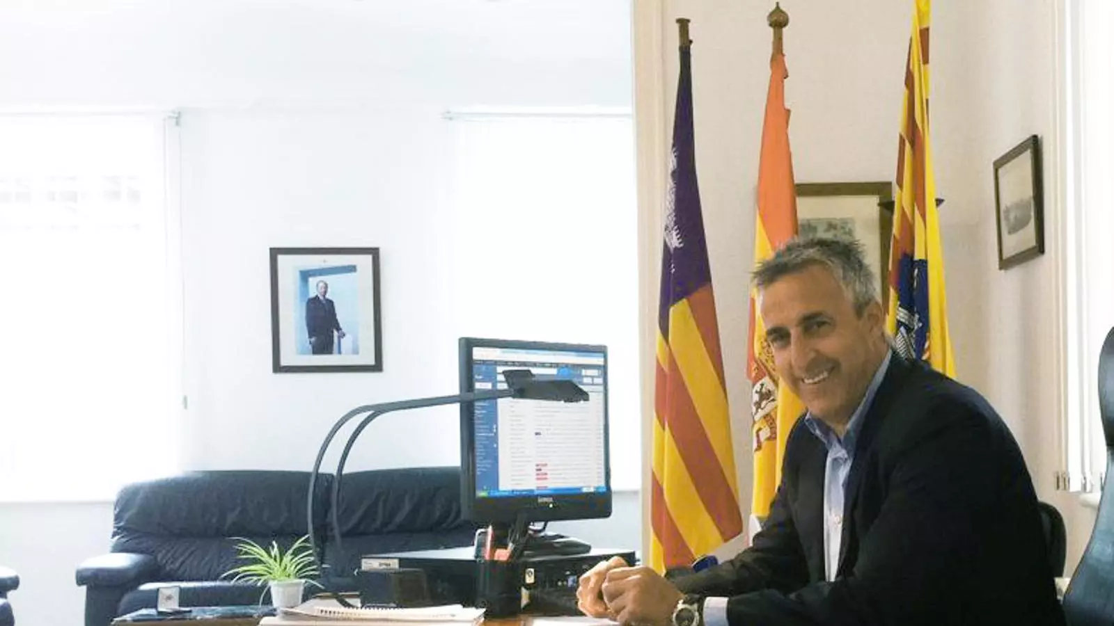 Antoni Juaneda en una imatge d'arxiu a la seva etapa com a delegat de l'Estat a Menorca.