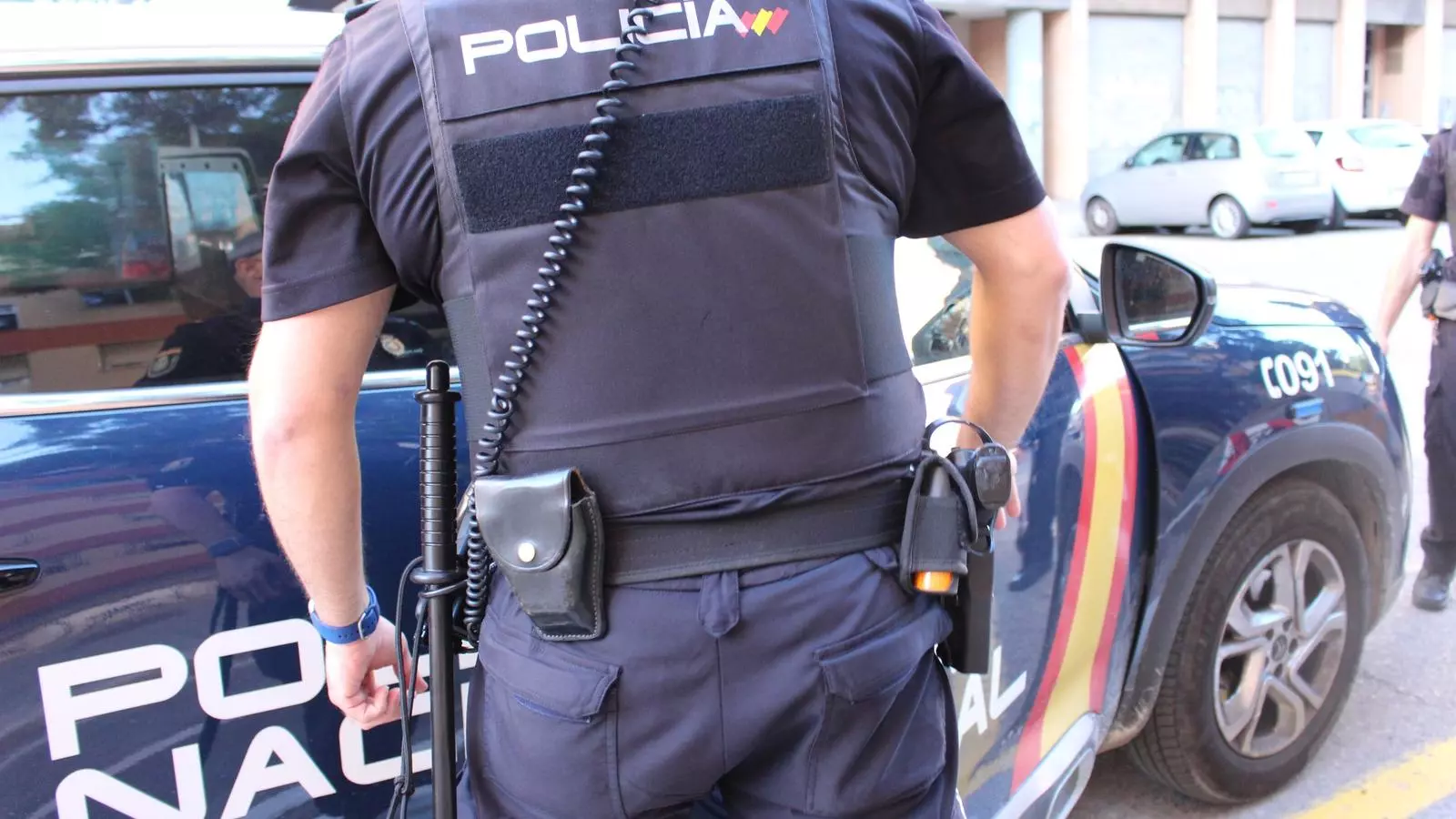 Un agent de la Policia Nacional.