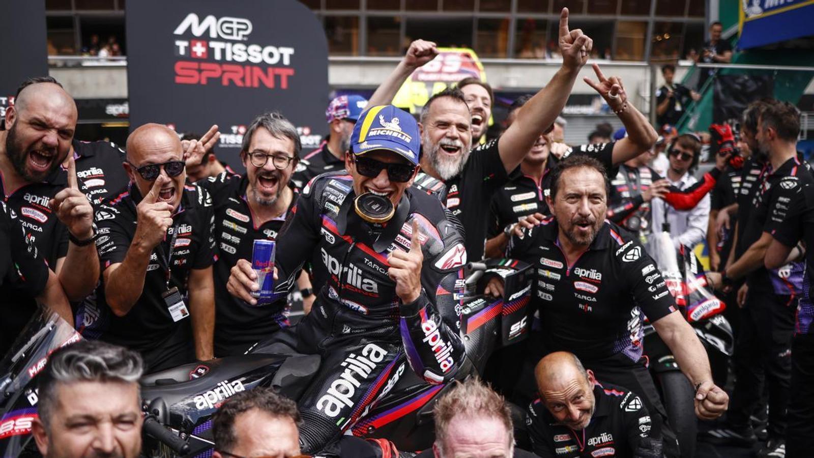 Jorge Martín consigue la victoria en MotoGP en el circuito 'Bugatti' de Le Mans