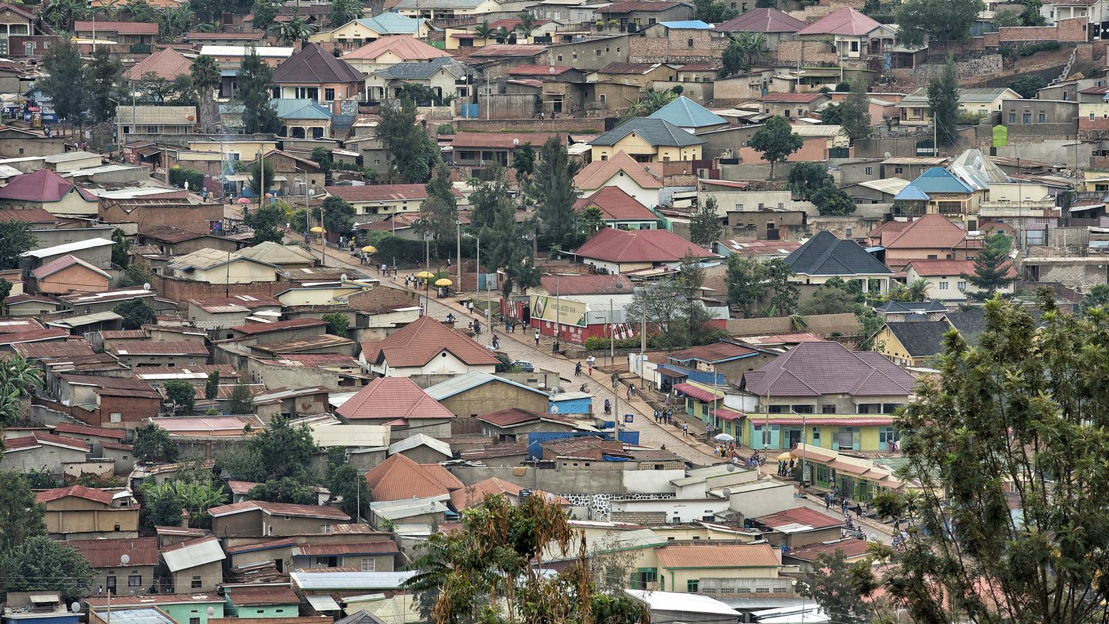 Kigali, la capital de Ruanda.