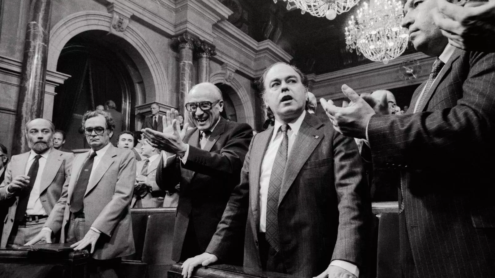 La presa de possessió de Jordi Pujol al Parlament de Catalunya el 1980