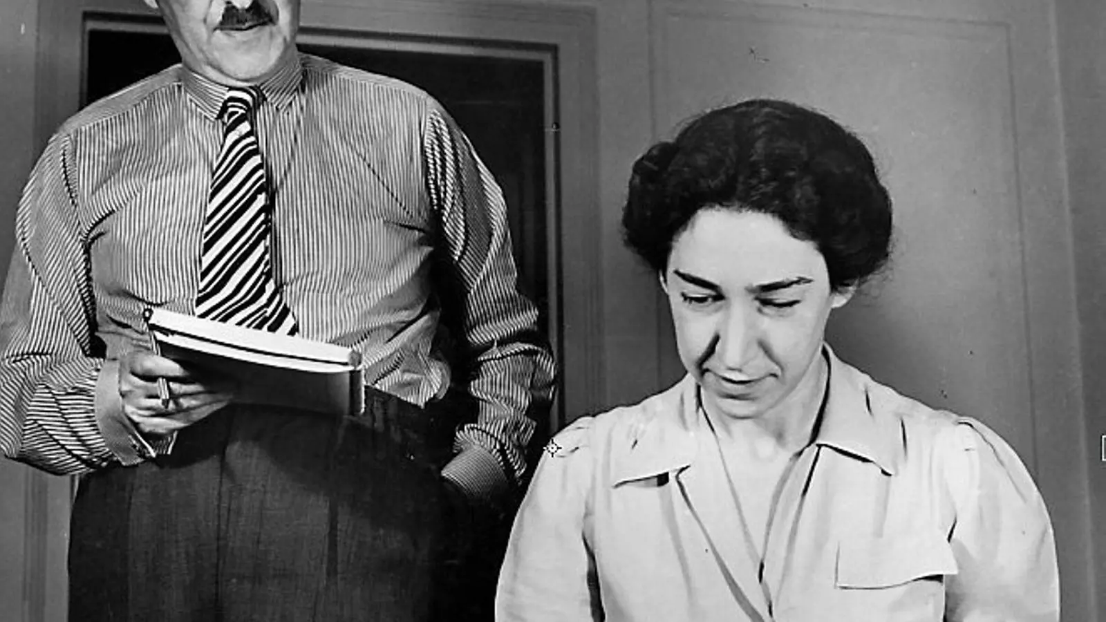 I la seva dona, Lotte Altman, cap a l’any 1940.