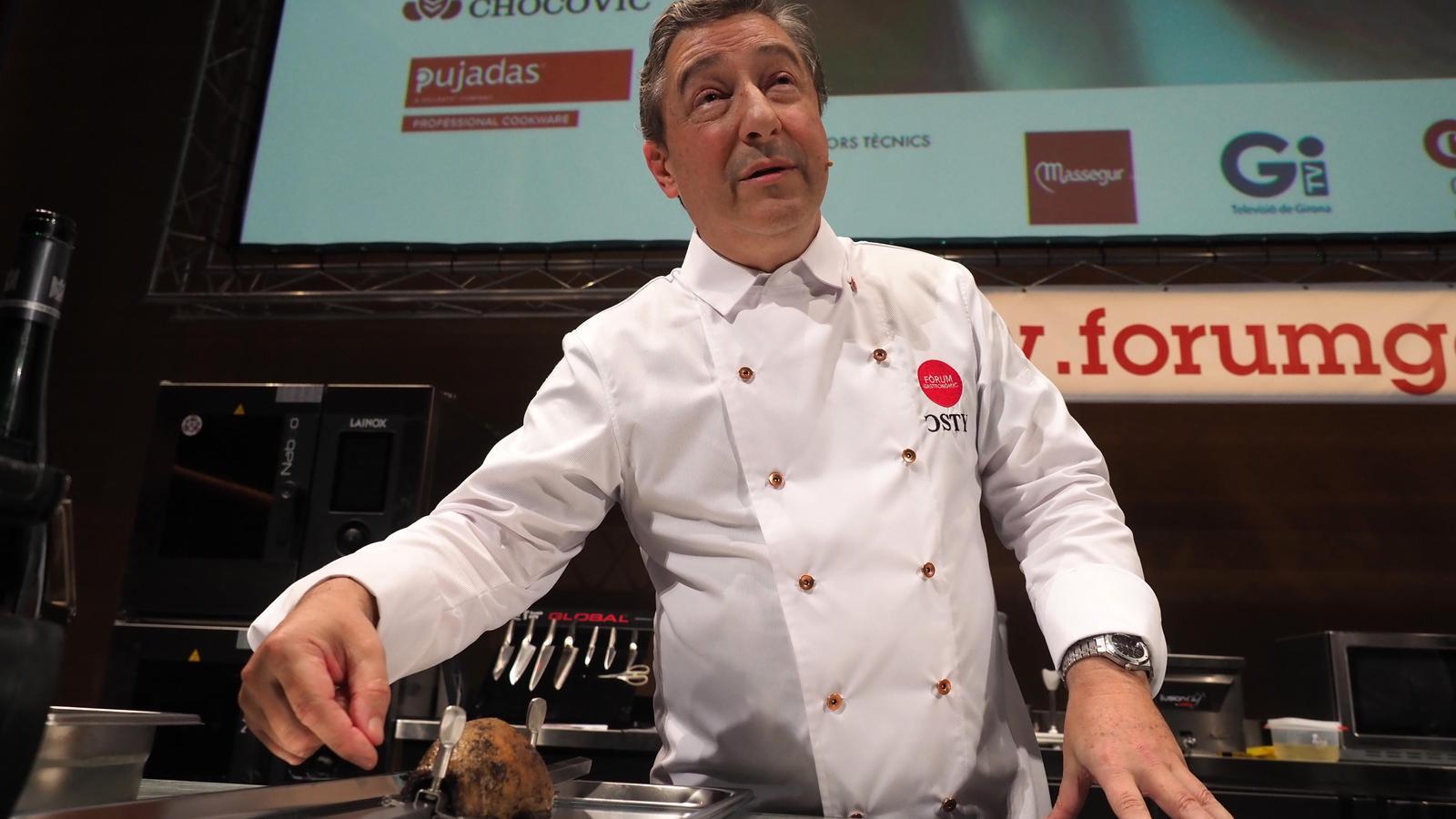 Joan Roca, un dels xefs convidats a la nova edició del Fòrum Gastronòmic.