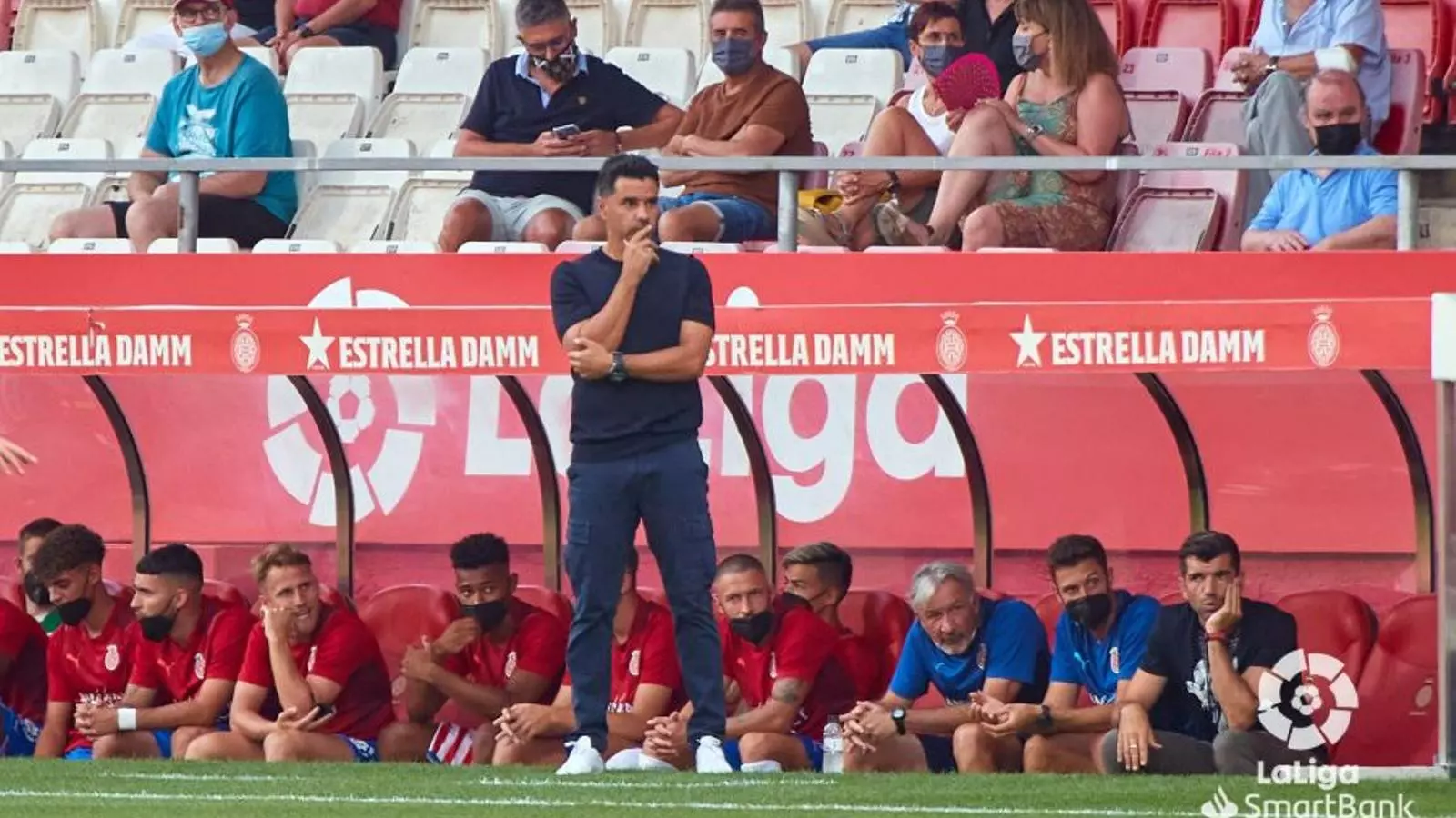 Míchel Sánchez, entrenador del Girona