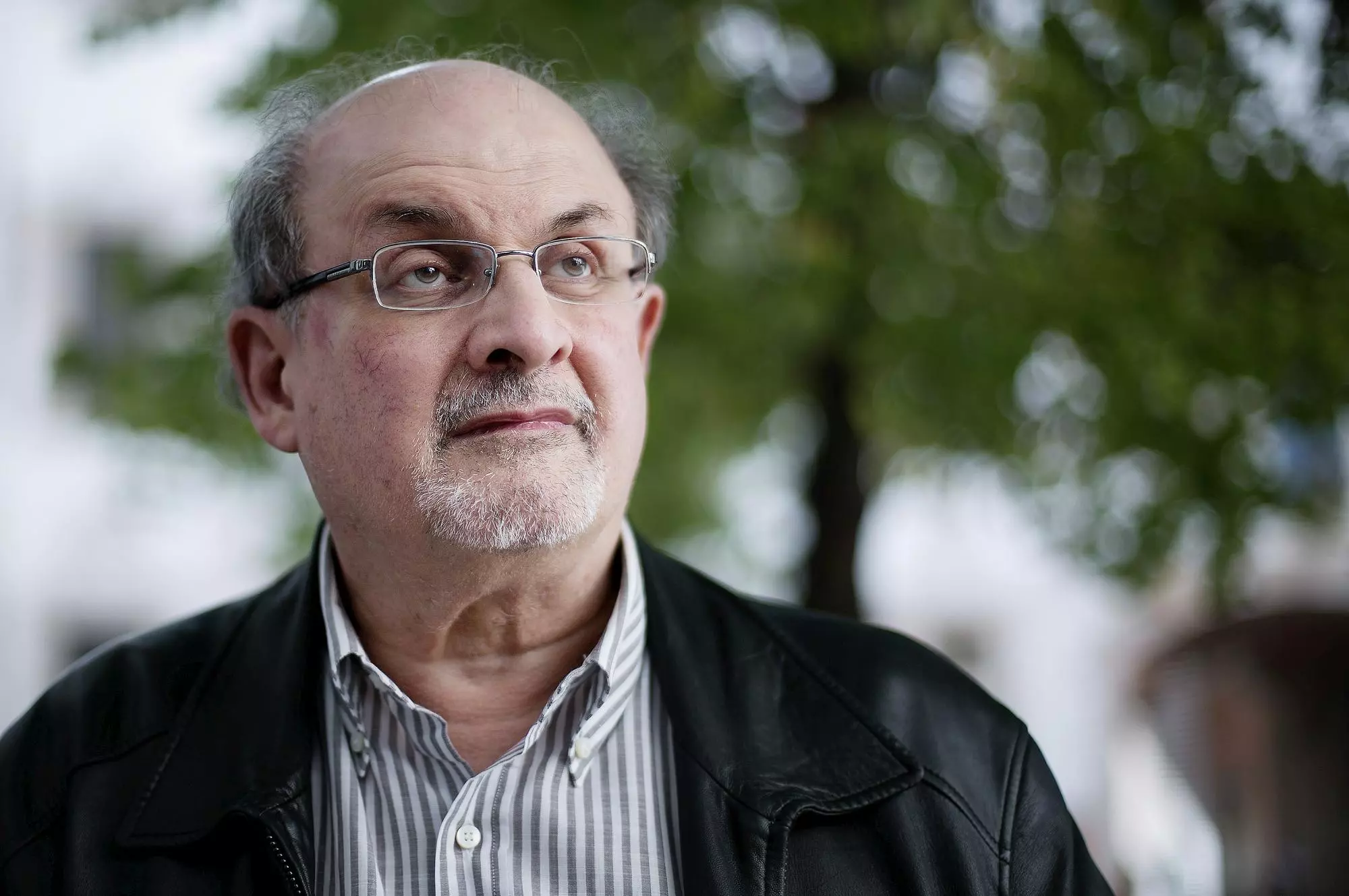 Salman Rushdie al Centre de Cultura Contemporània de Barcelona el 2015.