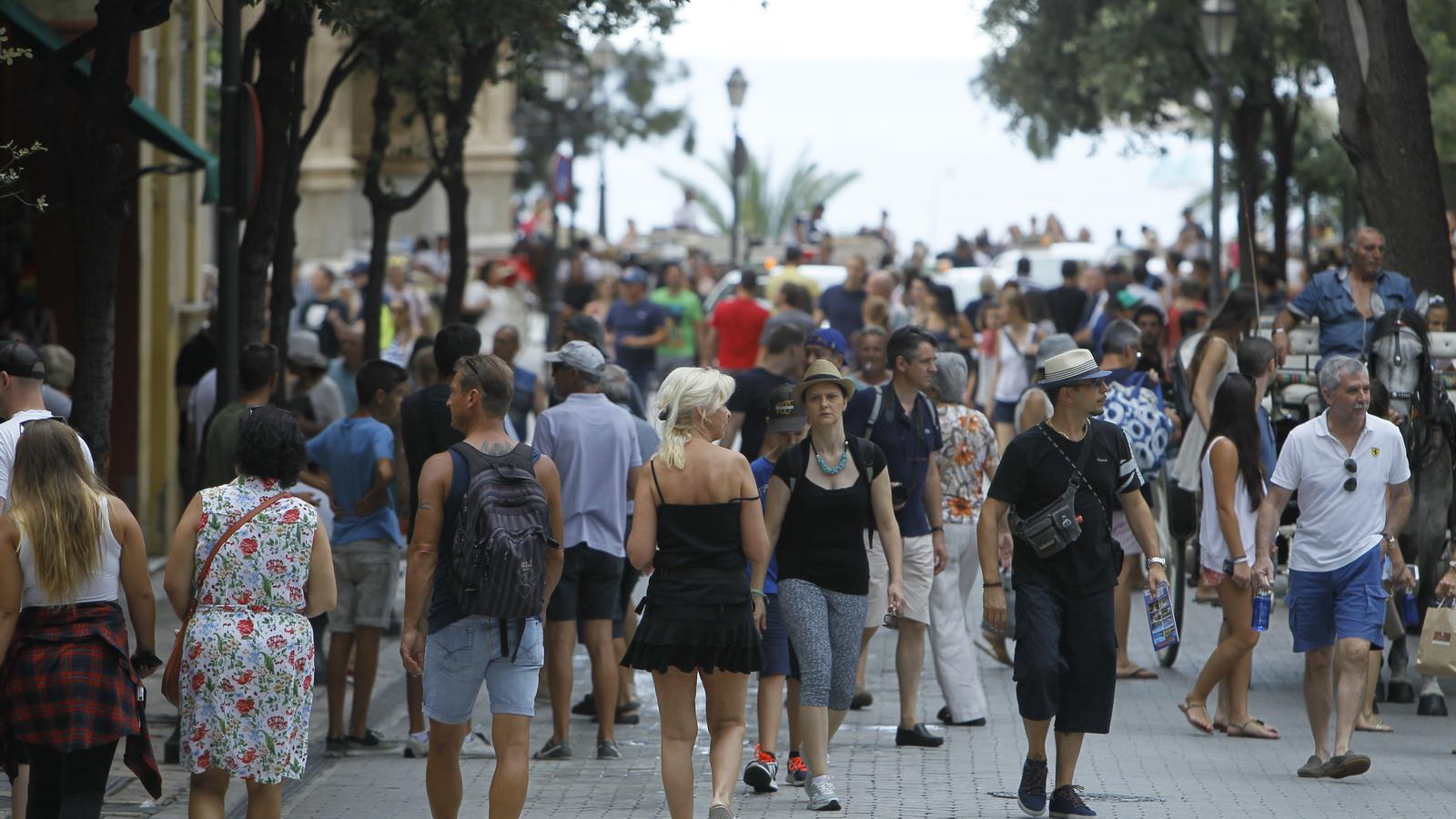 Turistas por Palma