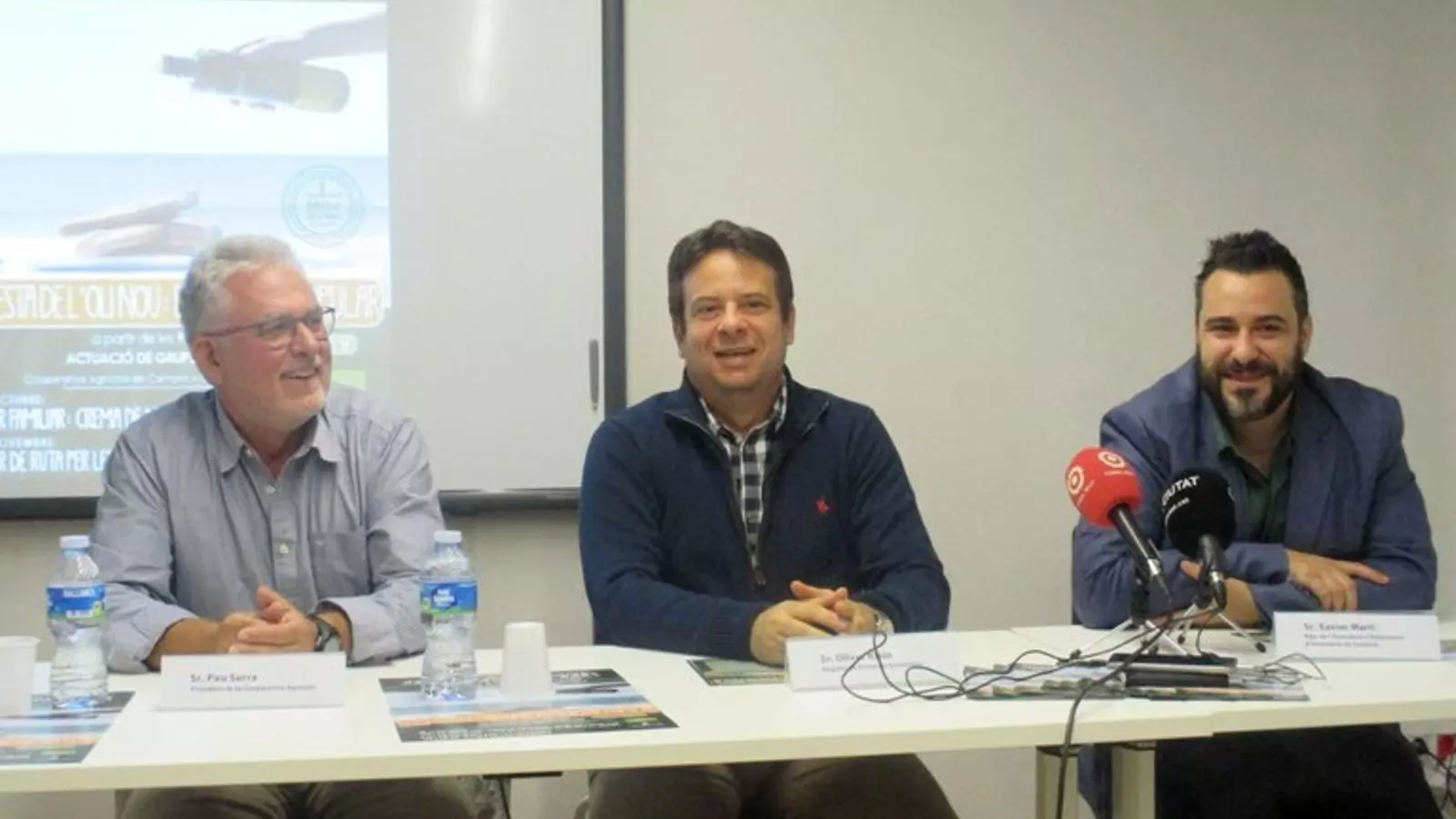 Presentació de les Jornades Gastronòmiques amb Oli Nou d’Oliva Verge Extra 2019. / AJ. CAMBRILS